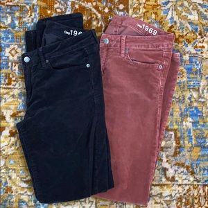 2 GAP CORDUROYS!
